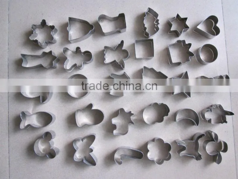 2015 New metal cookie cutter in different shapes