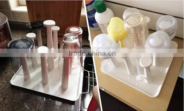 The kitchen drain cup holder glass storage shelf/glass cup tray/shot glass holder tray