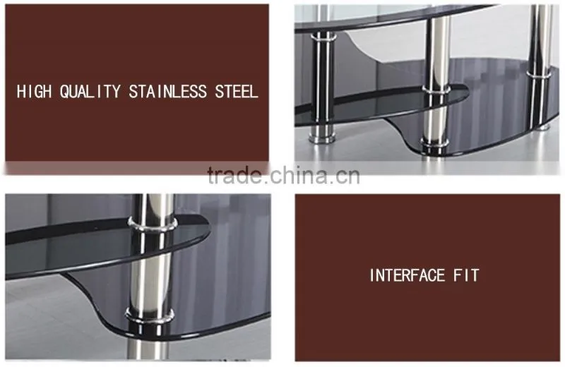 Modern Unique Tempered Glass Coffee Tables/Living Room Tea Table