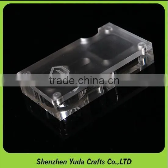acrylic machined parts CNC machined milling works and engraves in acrylic glass