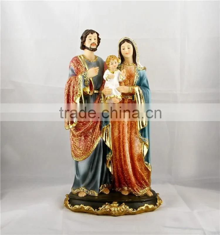 Factory Custom-Made High Quality Resin Holy Family Of Catholic Religious Souvenirs
