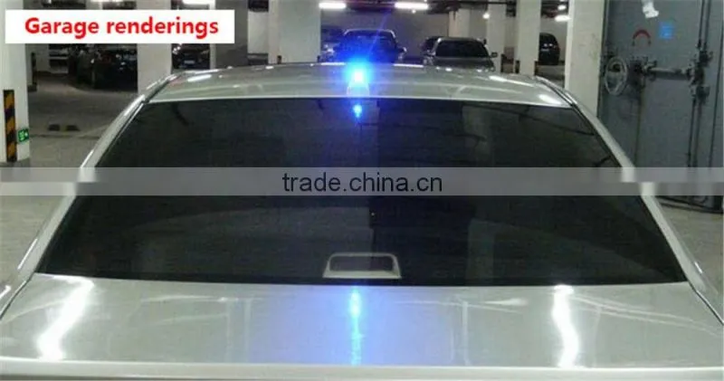 Shark fin Solar energy car roof anti chasing tail light