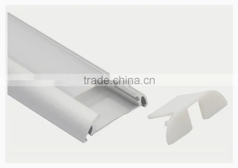 Flat and 26mm width for double-row strips Aluminum Profile TED001PN8