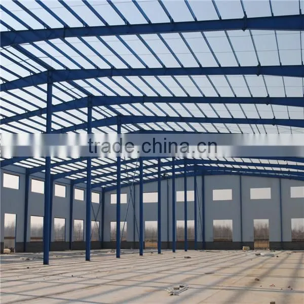 High quality and professional design steel structure fabricated warehouse