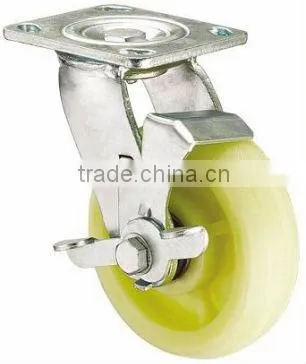 Heavy Duty Pattern Nylon Insulation Fixed Wheels Caster