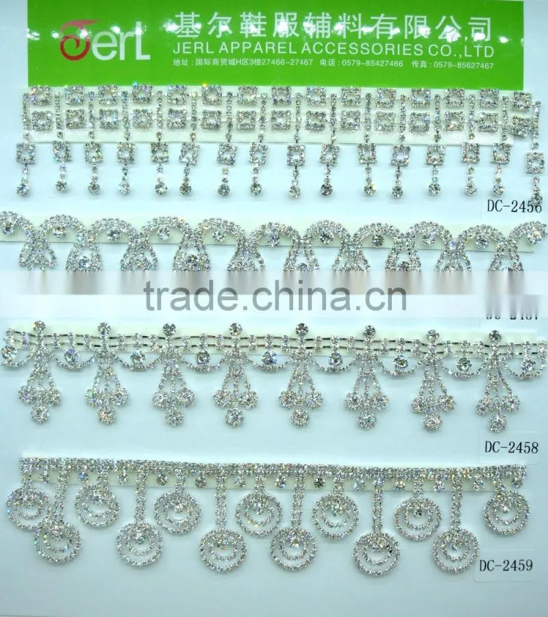 Hot Sales!!! Wholesale New Crystal Rhinestone Chain for Clothing