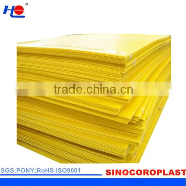 uv stabilized and convenient to move pp corex plastic board