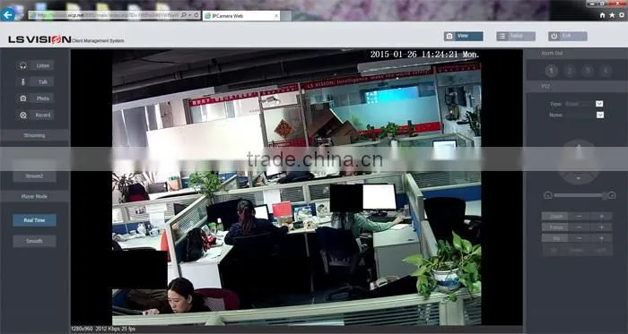 LS VISION Vandal Proof 2.8-12 Lens FTP Onvif2.4 Camera Mic Full HD Onvif 2M IP66 POE IP Camera