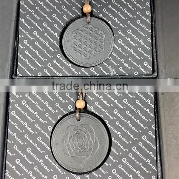 energy stone pendant with card package as gift to friends