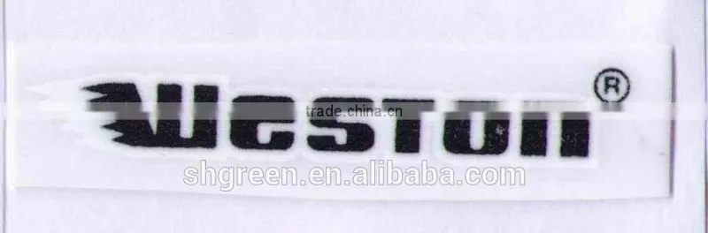 Factory-making flock heat transfer labels