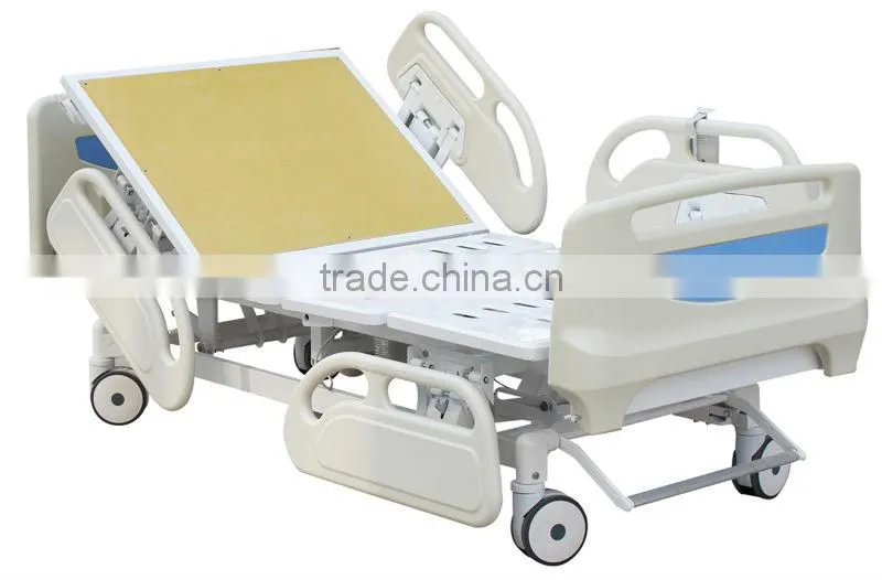 Movable double shakes patient bed patient room electric hospital bed parts Medical patient bed parts