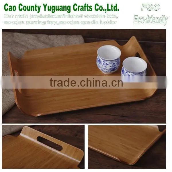 painting ashtree serving tray,restaurant wood serving tray, food trays for hotel
