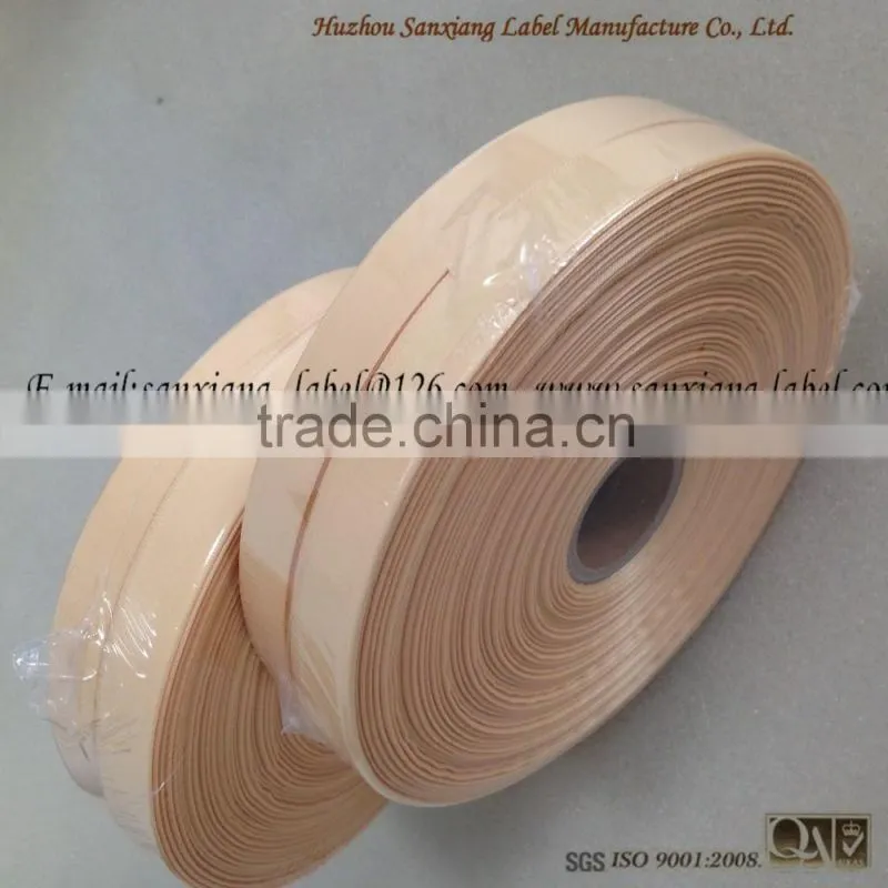 High quality label fabric,100% polyester satin ribbon for digital printer ribbon