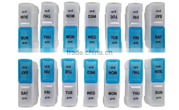 Hot Selling Custom Design plastic single weekly pill box