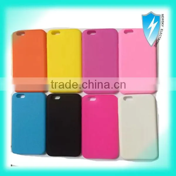 Soft Silicone cell Phone case for apple iphone 6, for iPhone 6 silicone case