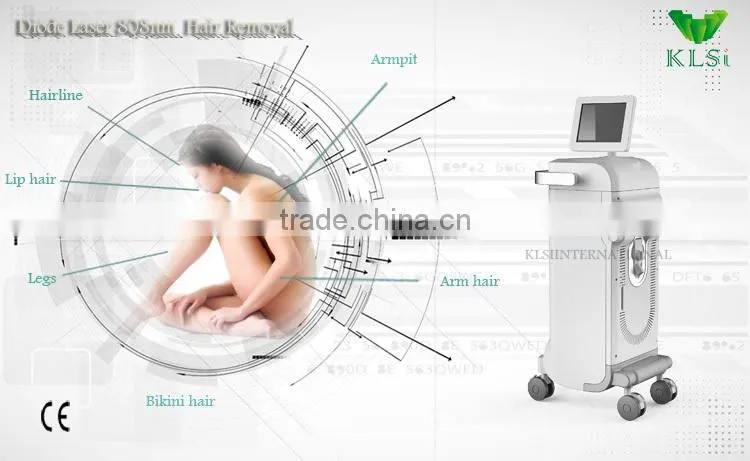 2015 promotion diode laser hair removal machine/808nm diode hair removal laser machine prices