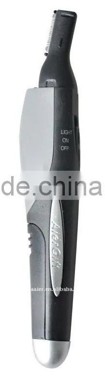 Electric man hair trimmer with LED lamp