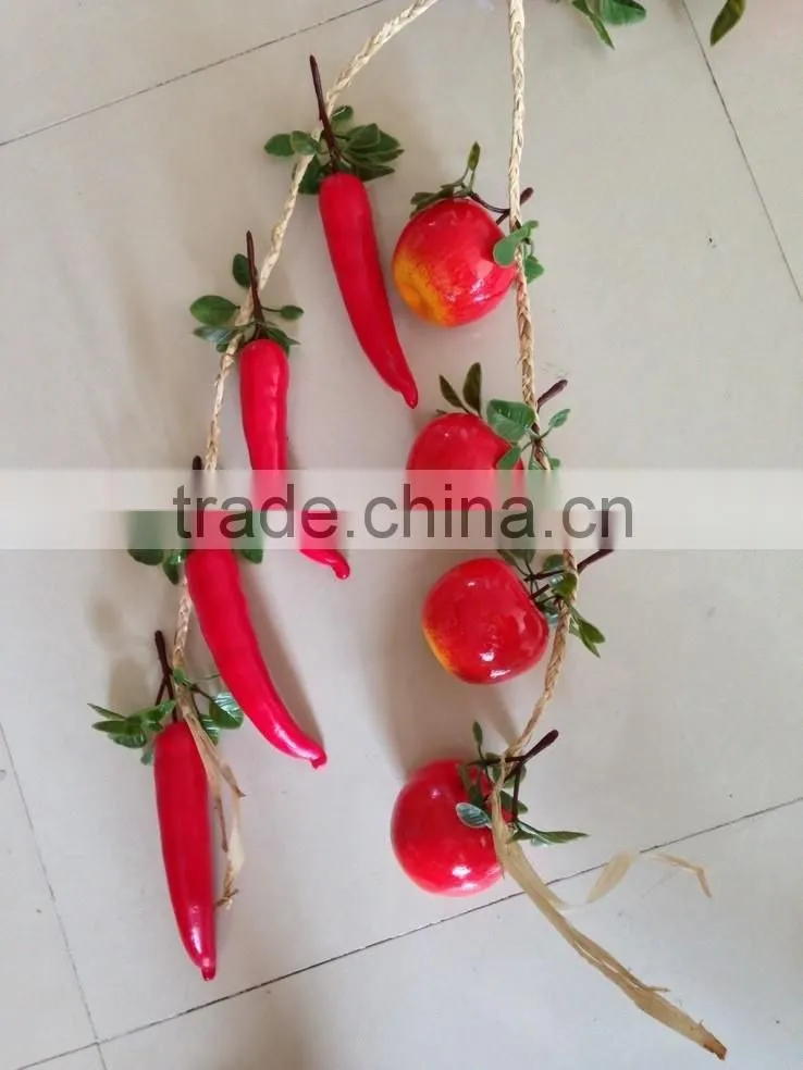 Artificial decorative hanging kitchen fruit decorations