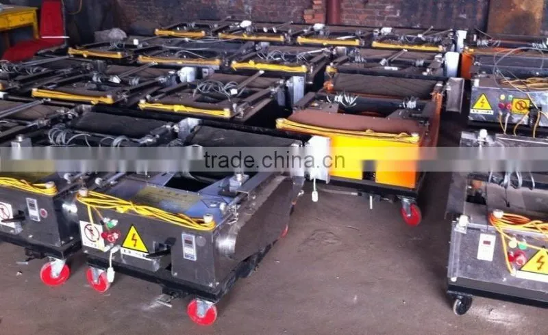 500 square meter per 8 hour automatic wall plastering machine