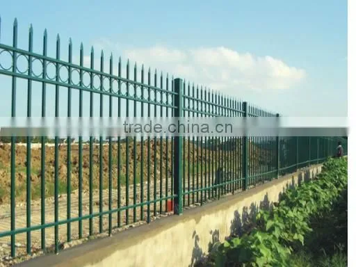 European art design Wrought iron Garden Fence