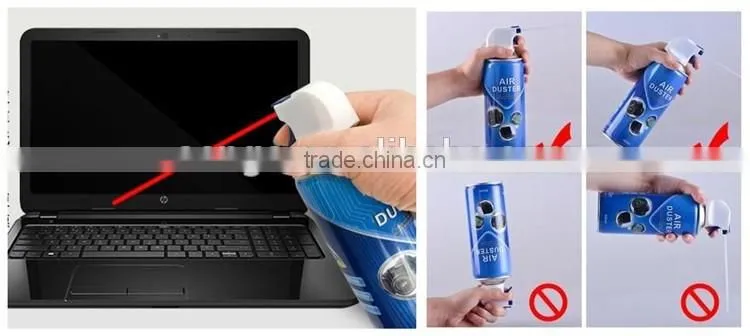 eco friendly compressed Air Duster Cleaner Spray