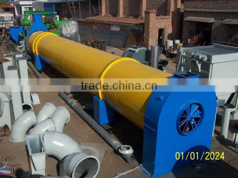 Direct Heating Wood Sawdust Rotary Drum Type Dryer Controller (Skype: woodpelletmill002)