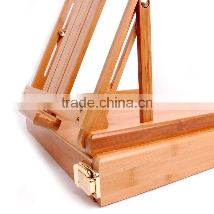 Big desk easel with box /brush box easel/table easel for artist