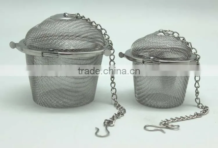 Eco-friendly food grade stainless steel tea infuser ball
