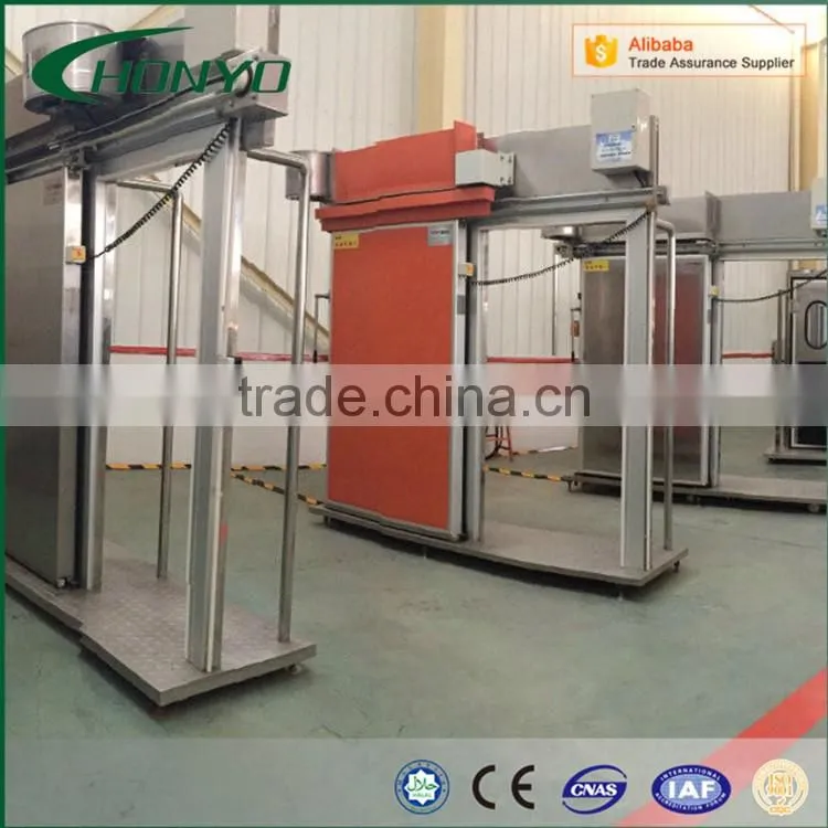 Large Capacity The Pu Panels Modular Walk In Air Blast Fast Deep Freezer Room For Meat Fish
