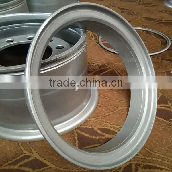 wheel rim detachable flanges
