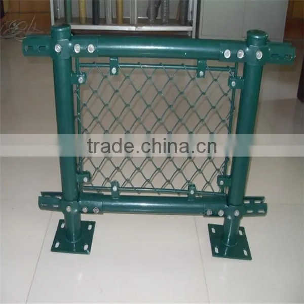 Wholesale Easy to relocate & stackable galvanized chain link fence/PVC Coated Chain Link Fence