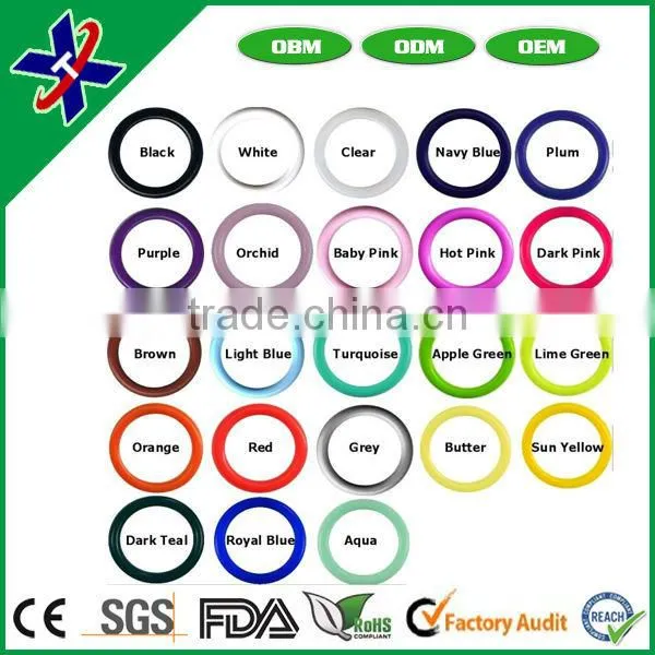 Clear Food grade silicone rubber grommet.