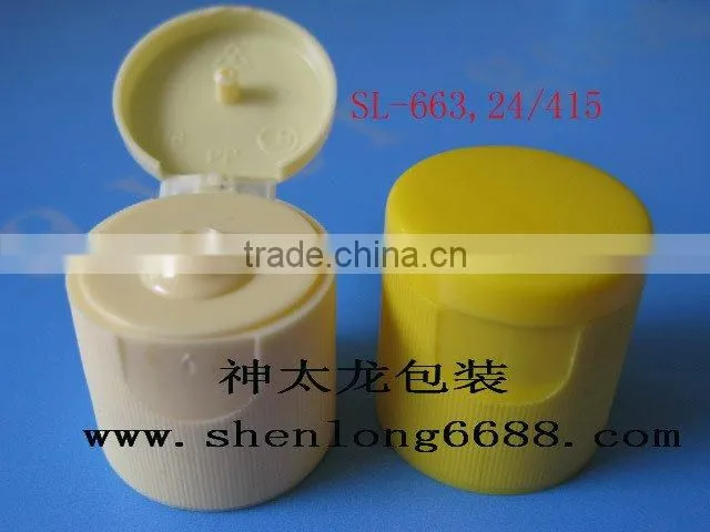 Plastic flip top bottle caps for sale