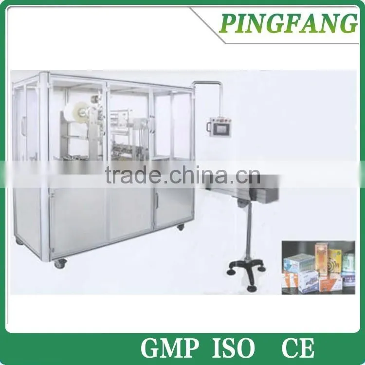 BZT-Q400 Pneumatic Cellophane Wrap Machine for Big Boxes