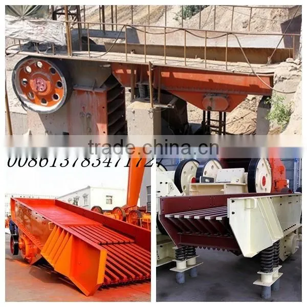 Large vibrating feeder for cement production line