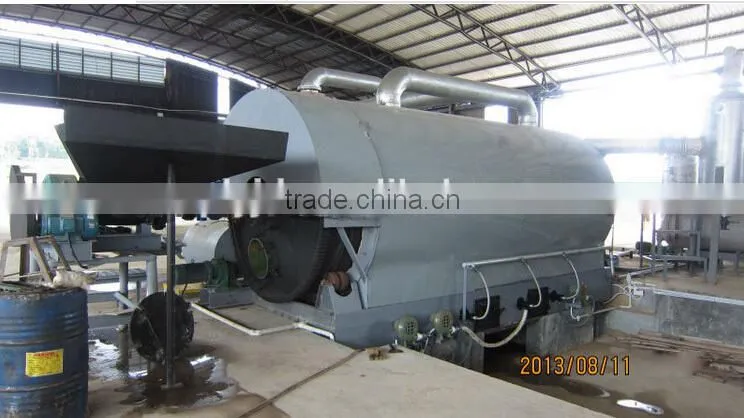 City daily rubbish/plastic rubbish And waste oil pyrolysis plant