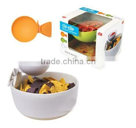 dip clip dip bowl Mini Plastic Dip Clips Dip dish Plastic Bowl With Clip