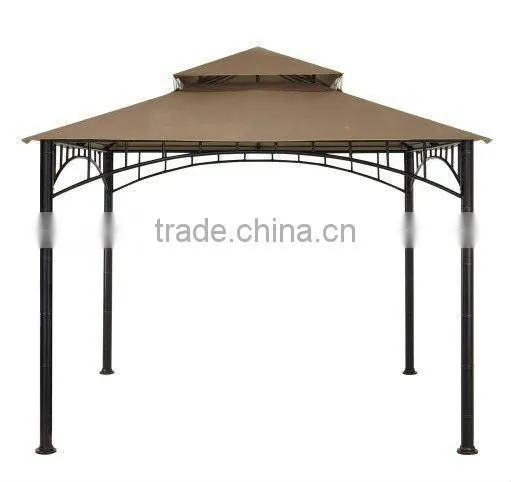 Elegant mental pavilion with 2 roofs
