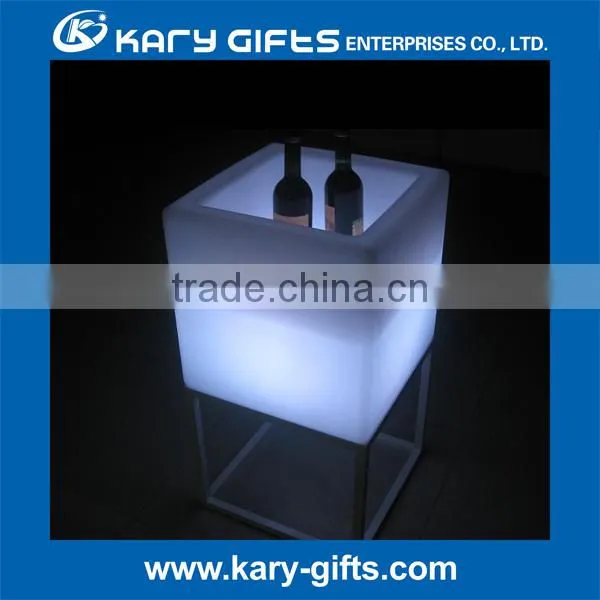 Waterproof LED Flower Pots Garden set LED Flower Planter with plastic casing