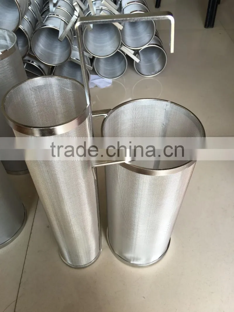 Homebrewing beer hop spider hop filter stainless steel mesh