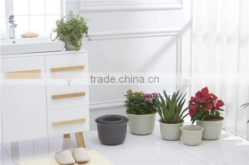 Plastic Round succulent Plant Pot/Cactus Plant Pot Flower Container