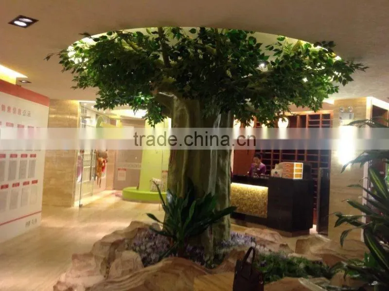 China artificial plastic banyan tree