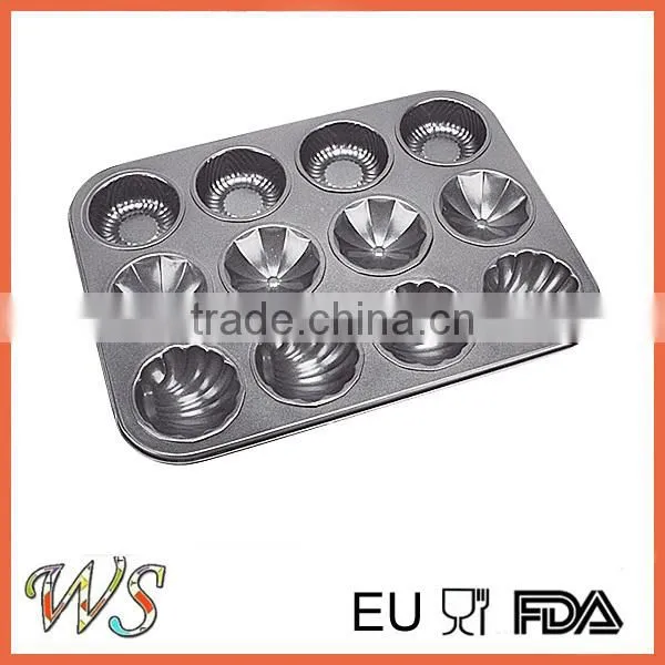 12 Cups Carbon Steel Baking Multi Pan