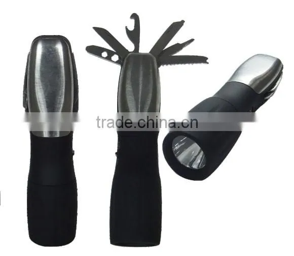 Portable Plastic Multipurpose Sailor Knives With Led Light
