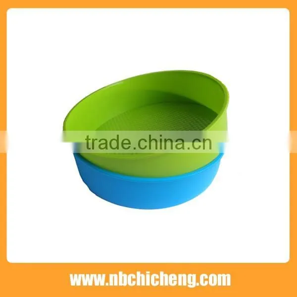 Food Grade Circular Shaped Silicone Baking Pans Round Silicone Cake Mould