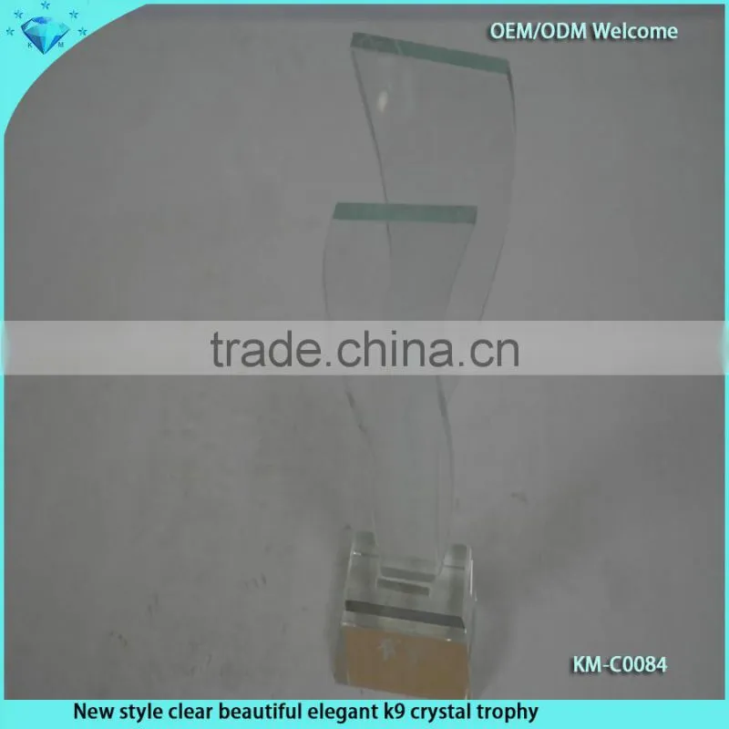 Round Shaped Crystal Photo Frame