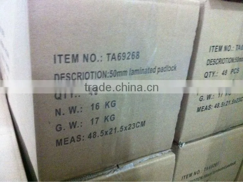 40mm Weather Proof Laminated Padlock Keyed Alike Heavy Duty Door Gate Lock