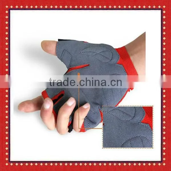 Fingerless Sport gym gloves