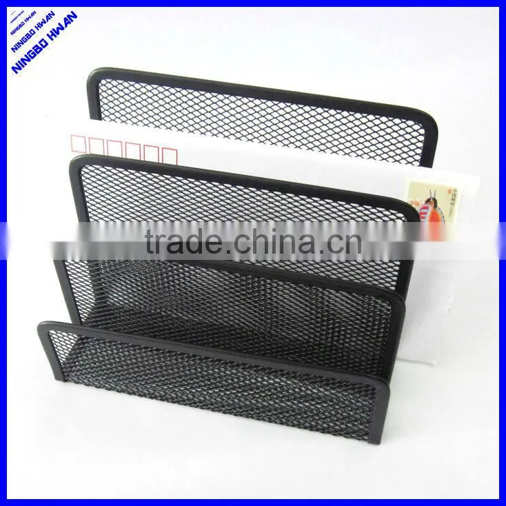 3 parts desk metal letter holder