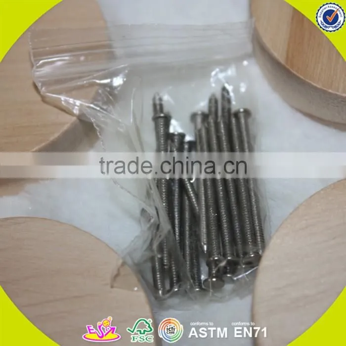 2017 new products educational wooden kids diy toy W03B051
